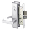AUCN8811-2FL-625 Yale 8800FL Series Double Cylinder Mortise Classroom Deadbolt Locks with Augusta Lever in Bright Chrome