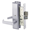 AUCN8802FL-626 Yale 8800FL Series Non-Keyed Mortise Privacy Locks with Augusta Lever in Satin Chrome