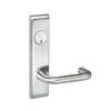 CRCN8805FL-618 Yale 8800FL Series Single Cylinder Mortise Storeroom/Closet Locks with Carmel Lever in Bright Nickel