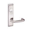 CRCN8805FL-629 Yale 8800FL Series Single Cylinder Mortise Storeroom/Closet Locks with Carmel Lever in Bright Stainless Steel