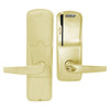 AD200-CY-40-MS-ATH-PD-606 Schlage Privacy Magnetic Stripe(Swipe) Lock with Athens Lever in Satin Brass