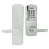 AD200-CY-40-MSK-ATH-PD-619 Schlage Privacy Magnetic Stripe Keypad Lock with Athens Lever in Satin Nickel