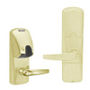 AD200-CY-40-MG-ATH-PD-606 Schlage Privacy Magnetic Stripe(Insert) Lock with Athens Lever in Satin Brass