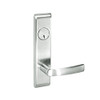 MOCN8809FL-618 Yale 8800FL Series Single Cylinder Mortise Classroom w/ Thumbturn Locks with Monroe Lever in Bright Nickel