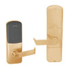 AD200-CY-40-MT-RHO-PD-612 Schlage Privacy Multi-Technology Lock with Rhodes Lever in Satin Bronze