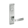 MOCN8864FL-619 Yale 8800FL Series Single Cylinder Mortise Bathroom Lock with Indicator with Monroe Lever in Satin Nickel