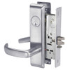 PBCN8805FL-626 Yale 8800FL Series Single Cylinder Mortise Storeroom/Closet Locks with Pacific Beach Lever in Satin Chrome