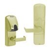 AD200-CY-60-MG-RHO-PD-606 Schlage Apartment Magnetic Stripe(Insert) Lock with Rhodes Lever in Satin Brass