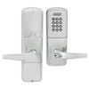 AD200-CY-70-KP-ATH-PD-619 Schlage Classroom/Storeroom Cylindrical Keypad Lock with Athens Lever in Satin Nickel