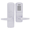 AD200-CY-70-KP-ATH-PD-626 Schlage Classroom/Storeroom Cylindrical Keypad Lock with Athens Lever in Satin Chrome