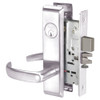 PBCN8812-2FL-629 Yale 8800FL Series Double Cylinder Mortise Classroom Security Deadbolt Locks with Pacific Beach Lever in Bright Stainless Steel