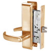 PBCN8801FL-612 Yale 8800FL Series Non-Keyed Mortise Passage Locks with Pacific Beach Lever in Satin Bronze