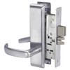 PBCN8802FL-626 Yale 8800FL Series Non-Keyed Mortise Privacy Locks with Pacific Beach Lever in Satin Chrome