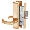 PBCN8802FL-612 Yale 8800FL Series Non-Keyed Mortise Privacy Locks with Pacific Beach Lever in Satin Bronze