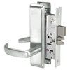 PBCN8802FL-618 Yale 8800FL Series Non-Keyed Mortise Privacy Locks with Pacific Beach Lever in Bright Nickel