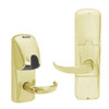 AD200-CY-70-MG-SPA-PD-606 Schlage Classroom/Storeroom Magnetic Stripe(Insert) Lock with Sparta Lever in Satin Brass