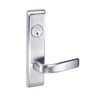 JNCN8807FL-625 Yale 8800FL Series Single Cylinder Mortise Entrance Locks with Jefferson Lever in Bright Chrome