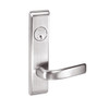 JNCN8807FL-629 Yale 8800FL Series Single Cylinder Mortise Entrance Locks with Jefferson Lever in Bright Stainless Steel