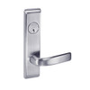 JNCN8833FL-626 Yale 8800FL Series Single Cylinder Mortise Exit Locks with Jefferson Lever in Satin Chrome