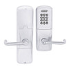 AD200-CY-50-KP-TLR-PD-625 Schlage Office Cylindrical Keypad Lock with Tubular Lever in Bright Chrome