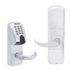 AD200-CY-50-MGK-SPA-PD-625 Schlage Office Magnetic Stripe(Insert) Keypad Lock with Sparta Lever in Bright Chrome