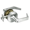 AU5404LN-619 Yale 5400LN Series Single Cylinder Entry Cylindrical Lock with Augusta Lever in Satin Nickel