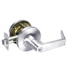 AU5439LN-625 Yale 5400LN Series Single Cylinder Communicating Storeroom Cylindrical Lock with Augusta Lever in Bright Chrome