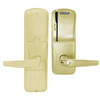 AD200-CY-70-MS-ATH-RD-606 Schlage Classroom/Storeroom Magnetic Stripe(Swipe) Lock with Athens Lever in Satin Brass