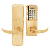 AD200-CY-70-MSK-SPA-RD-612 Schlage Classroom/Storeroom Magnetic Stripe Keypad Lock with Sparta Lever in Satin Bronze
