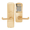 AD200-CY-70-MSK-TLR-RD-612 Schlage Classroom/Storeroom Magnetic Stripe Keypad Lock with Tubular Lever in Satin Bronze