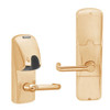 AD200-CY-70-MG-TLR-RD-612 Schlage Classroom/Storeroom Magnetic Stripe(Insert) Lock with Tubular Lever in Satin Bronze