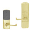 AD200-CY-70-MT-TLR-RD-606 Schlage Classroom/Storeroom Multi-Technology Lock with Tubular Lever in Satin Brass