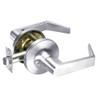 AU5401LN-625 Yale 5400LN Series Non-Keyed Passage or Closet Latchset Cylindrical Locks with Augusta Lever in Bright Chrome