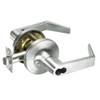 M-AU5405LN-619 Yale 5400LN Series Single Cylinder Storeroom or Closet Cylindrical Locks with Augusta Lever Prepped for Medeco-ASSA IC Core in Satin Nickel