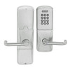 AD200-CY-50-KP-TLR-RD-619 Schlage Office Cylindrical Keypad Lock with Tubular Lever in Satin Nickel