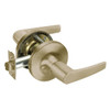 MO5404LN-609 Yale 5400LN Series Single Cylinder Entry Cylindrical Lock with Monroe Lever in Antique Brass