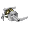 B-MO5404LN-626 Yale 5400LN Series Single Cylinder Entry Cylindrical Locks with Monroe Lever Prepped for SFIC in Satin Chrome