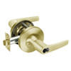 B-MO5404LN-605 Yale 5400LN Series Single Cylinder Entry Cylindrical Locks with Monroe Lever Prepped for SFIC in Bright Brass