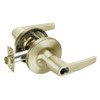 B-MO5405LN-606 Yale 5400LN Series Single Cylinder Storeroom or Closet Cylindrical Locks with Monroe Lever Prepped for SFIC in Satin Brass