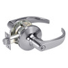 PB5404LN-626 Yale 5400LN Series Single Cylinder Entry Cylindrical Lock with Pacific Beach Lever in Satin Chrome