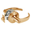 PB5405LN-612 Yale 5400LN Series Single Cylinder Storeroom or Closet Cylindrical Lock with Pacific Beach Lever in Satin Bronze