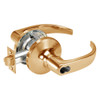 SI-PB5407LN-612 Yale 5400LN Series Single Cylinder Entry Cylindrical Locks with Pacific Beach Lever Prepped for Schlage IC Core in Satin Bronze