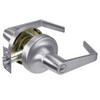 AU5304LN-626 Yale 5300LN Series Single Cylinder Entry Cylindrical Lock with Augusta Lever in Satin Chrome