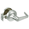 AU5329LN-619 Yale 5300LN Series Single Cylinder Communicating Classroom Cylindrical Lock with Augusta Lever in Satin Nickel