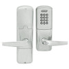 AD200-MS-60-KP-ATH-RD-619 Schlage Apartment Mortise Keypad Lock with Athens Lever in Satin Nickel