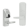 AD200-MS-60-MGK-ATH-RD-619 Schlage Apartment Mortise Magnetic Stripe(Insert) Keypad Lock with Athens Lever in Satin Nickel