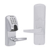 AD200-MS-60-MGK-ATH-RD-626 Schlage Apartment Mortise Magnetic Stripe(Insert) Keypad Lock with Athens Lever in Satin Chrome