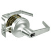 B-AU5305LN-619 Yale 5300LN Series Single Cylinder Storeroom or Closet Cylindrical Lock with Augusta Lever Prepped for SFIC in Satin Nickel