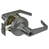 AU5325LN-620 Yale 5300LN Series Non-Keyed Privacy Cylindrical Locks with Augusta Lever in Antique Nickel