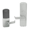 AD200-MS-60-MTK-RHO-RD-619 Schlage Apartment Mortise Multi-Technology Keypad Lock with Rhodes Lever in Satin Nickel